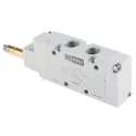 RS PRO Pneumatic Solenoid Valve 5/2 Monostable Solenoid, G 01V Series, 1/4 in Port Size, Aluminium Body 176-2132