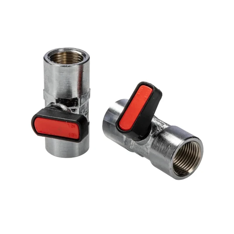 RS PRO Handle Micro Valve GHILUX 6400 Series, Brass, R 3/8 Port, 20 Bar, Manual, Red Control, Model 176-2140