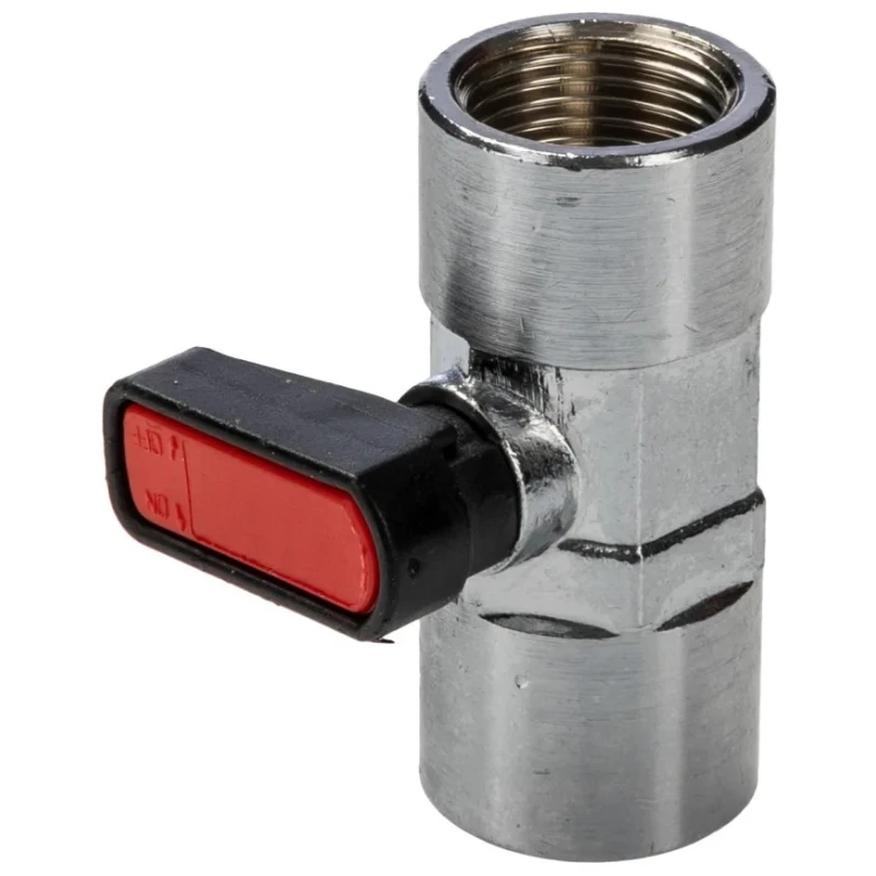 RS PRO Handle Micro Valve GHILUX 6400 Series, Brass, R 3/8 Port, 20 Bar, Manual, Red Control, Model 176-2140