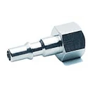 RS PRO Nickel Plated Brass Coupler Nipple 3/8 in Male Thread, 0.38 in Hose Barb, 12 bar, 80°C, 176-1954