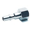 RS PRO Nickel Plated Brass Coupler Nipple 3/8 in Male Thread, 0.38 in Hose Barb, 12 bar, 80°C, 176-1954