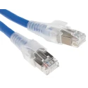 Belden Cat6a Ethernet Cable, 2 m, Shielded, Screened, Low Smoke Zero Halogen, Blue, 72V, CAE4106002M