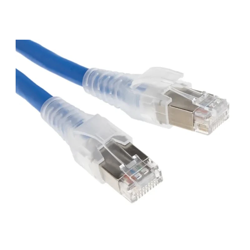 Belden Cat6a Ethernet Cable, 2 m, Shielded, Screened, Low Smoke Zero Halogen, Blue, 72V, CAE4106002M