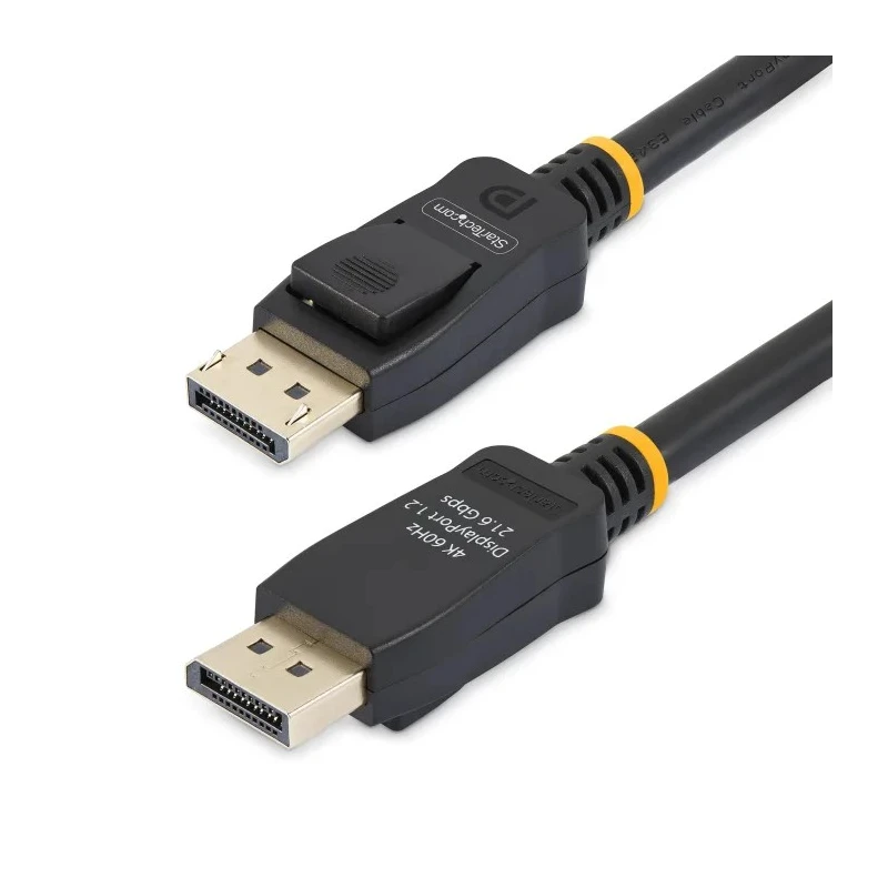 RS PRO DisplayPort Cable 3 m, Male to Male, Polyvinyl Chloride Jacket, 4K Support DISPLPORT10L