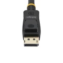 RS PRO DisplayPort Cable 3 m, Male to Male, Polyvinyl Chloride Jacket, 4K Support DISPLPORT10L