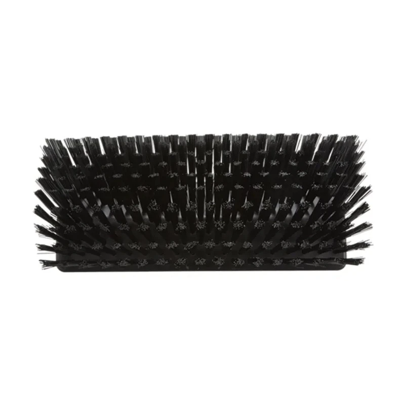 Vikan High-Low Hard Bristle Scrubbing Brush, Black, Polyester, 41mm Bristle Length, Polypropylene Handle, 70479