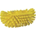 Vikan Hard Bristle Scrubbing Brush, Polyester, Yellow Handle, 40mm Bristle, Tank Brush 70376