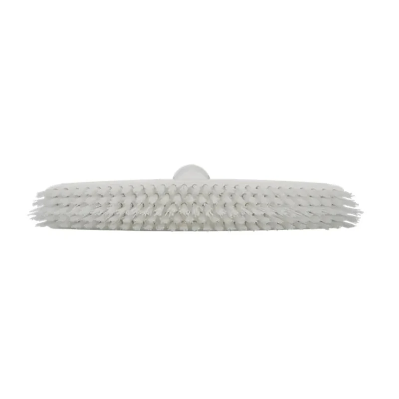 Vikan Hard Bristle White Scrubbing Brush, Polyester, 40mm Bristle Length, Crevice Scrub Brush 70405