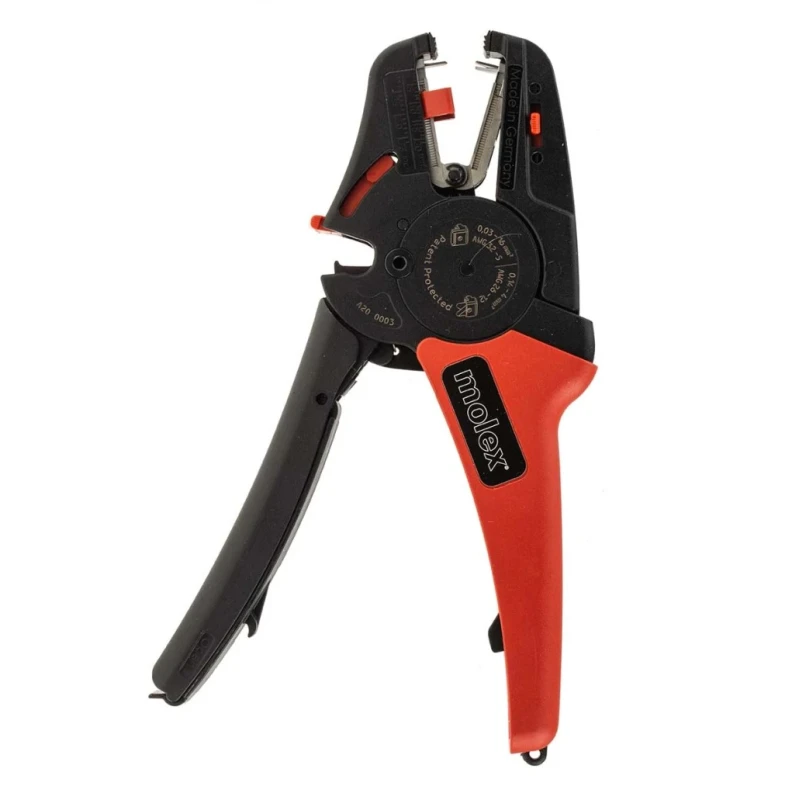 Molex Flex Power, Flat Phone, Equipment Wire, Conduit Insulated Wire Stripper, 0.03 to 16 mm², 32 to 6 AWG 63817-1100