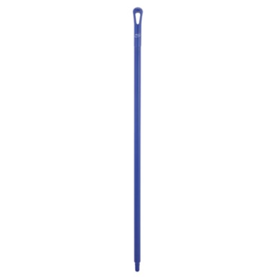 Vikan Polypropylene Broom Handle, Purple, 1.3 m Length, 34 mm Diameter, Non-Telescopic, Food Handling Use 29608