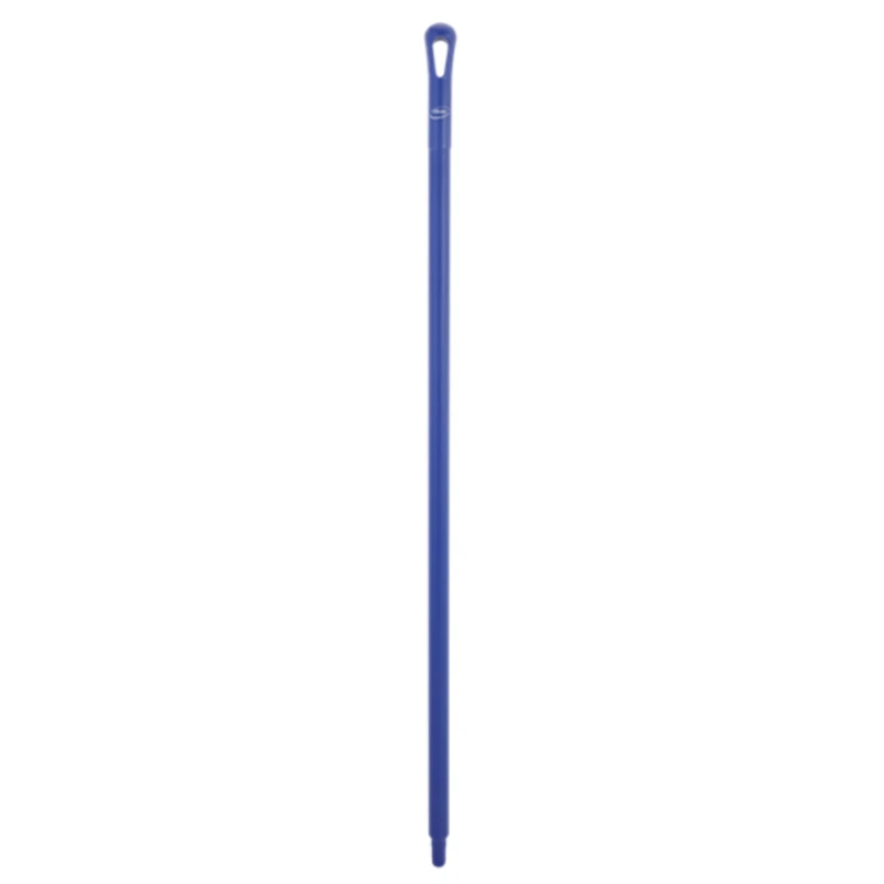 Vikan Polypropylene Broom Handle, Purple, 1.3 m Length, 34 mm Diameter, Non-Telescopic, Food Handling Use 29608