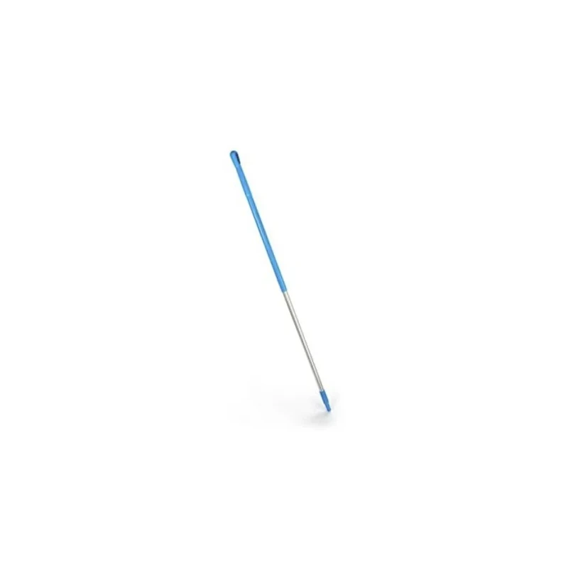 Vikan Blue Polypropylene Anodised Aluminium Broom Handle 1.51m Screw Fitting 31mm Diameter 29373