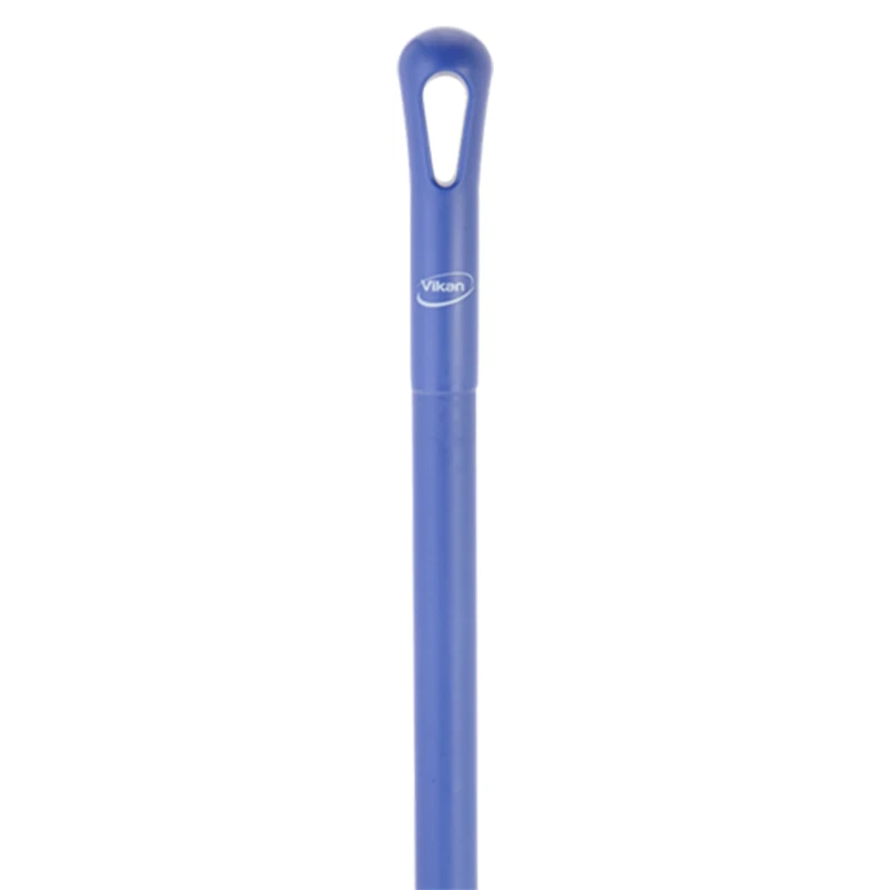 Vikan Polypropylene Broom Handle, Purple, 1.3 m Length, 34 mm Diameter, Non-Telescopic, Food Handling Use 29608