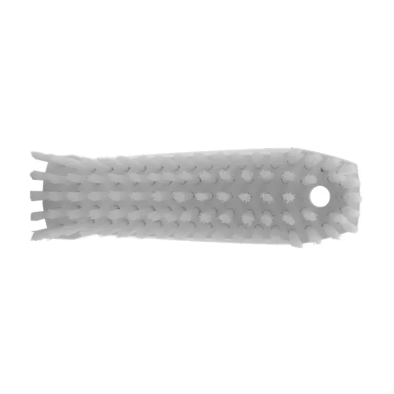 Vikan White Scrubbing Brush 20 mm Bristle Length, Polyester Bristle Material, Compact Hand Size 35875