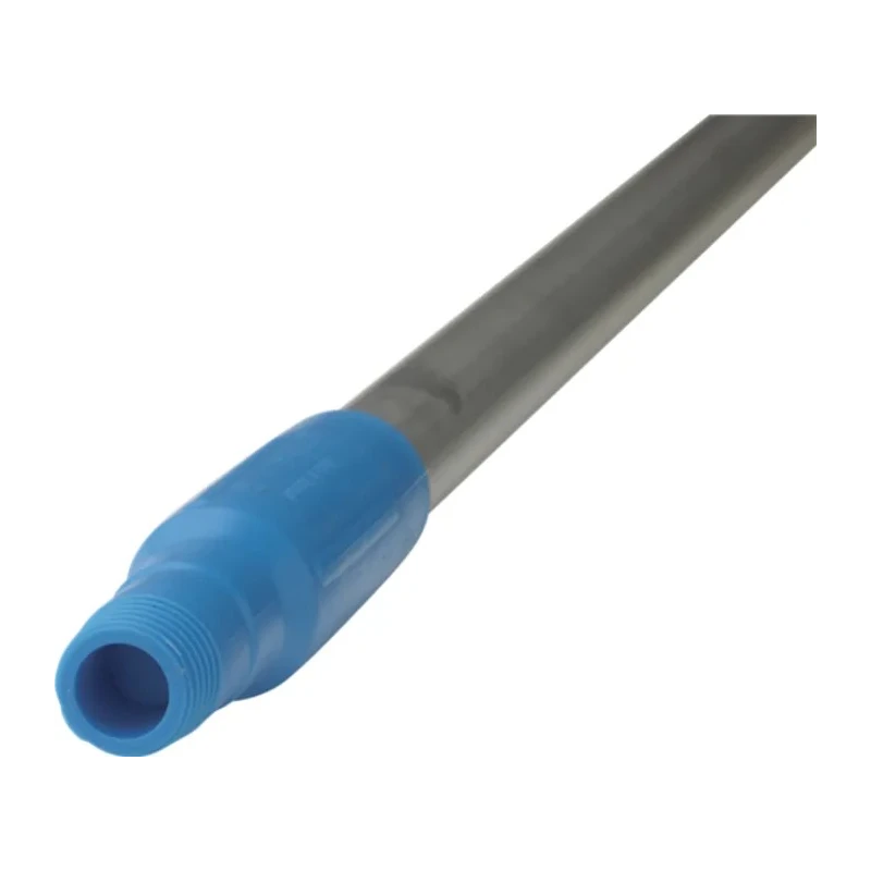 Vikan Blue Polypropylene Anodised Aluminium Broom Handle 1.51m Screw Fitting 31mm Diameter 29373