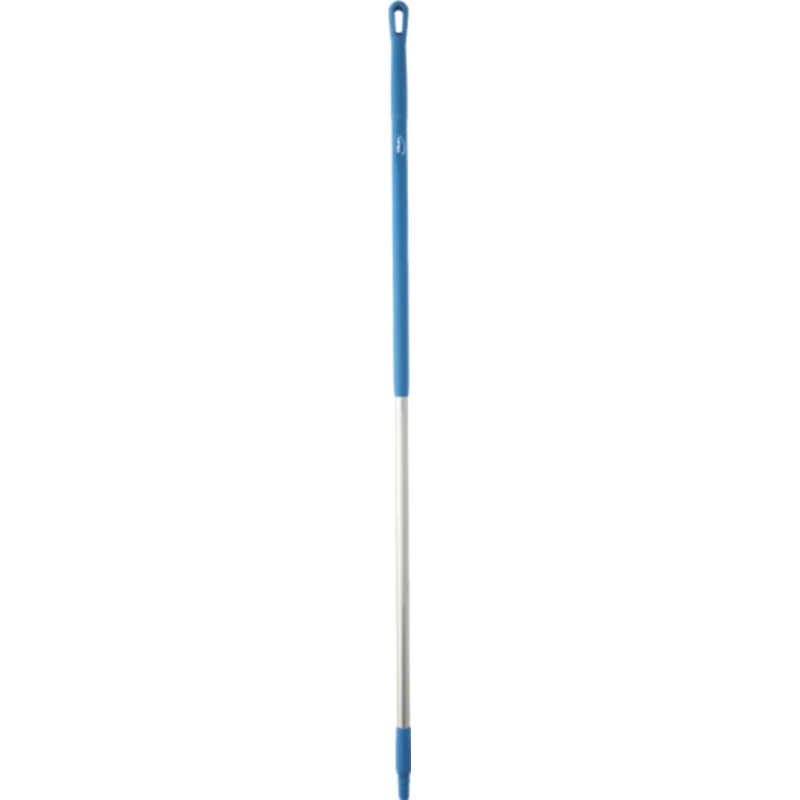Vikan Blue Polypropylene Anodised Aluminium Broom Handle 1.51m Screw Fitting 31mm Diameter 29373