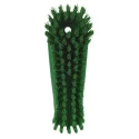 Vikan Hard Bristle Scrubbing Brush, Green Handle, Polyester Bristles, 36 mm Bristle Length, 200 mm Width, 38902
