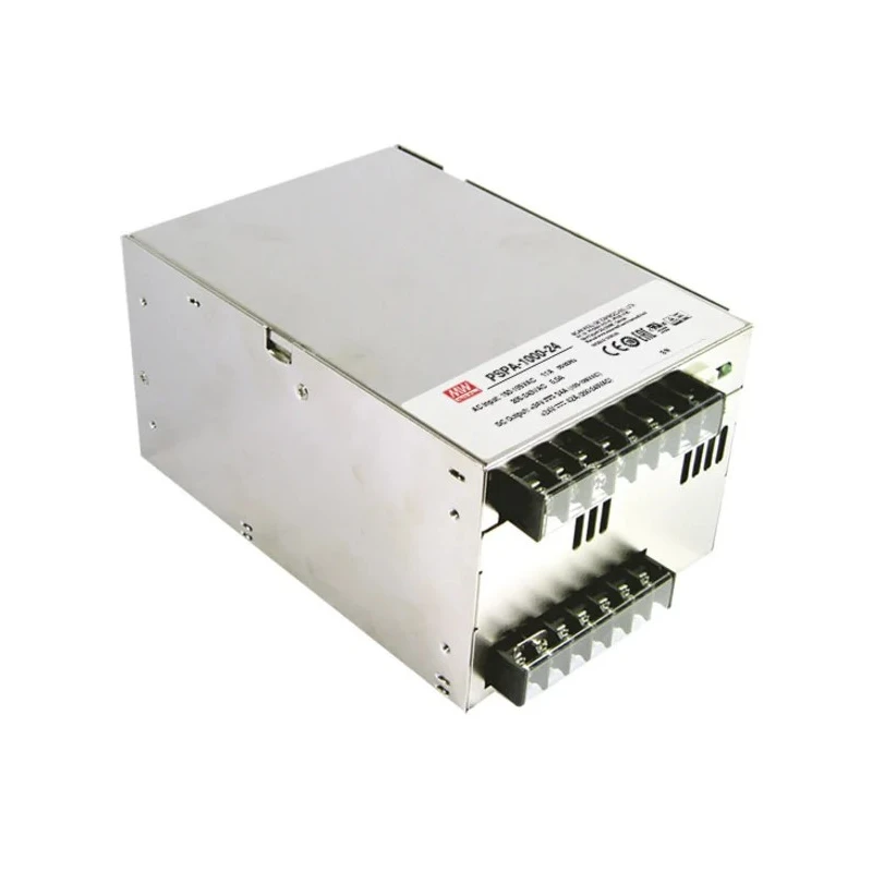 MEAN WELL PSPA-1000-48 Switching Power Supply 48V DC 1.008 kW 21A Chassis Mount Remote Control Functions High Efficiency
