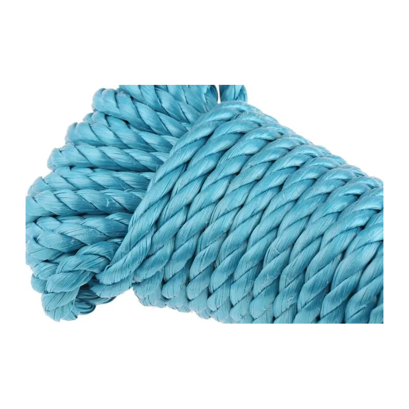 RS PRO Polypropylene Rope 27m, 10mm Diameter, UV-Stabilised, Blue, 3-Strand Fibre 672-992