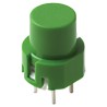 C & K D6R Series Push Button Switch Momentary SPST Through Hole 32V DC 11.4mm Cutout D6L90 F1 LFS
