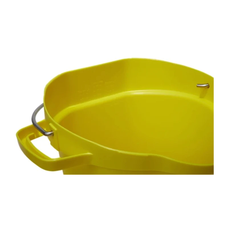 Vikan 20L Plastic Cleaning Bucket with Handle, Yellow, FDA Approved, 56926