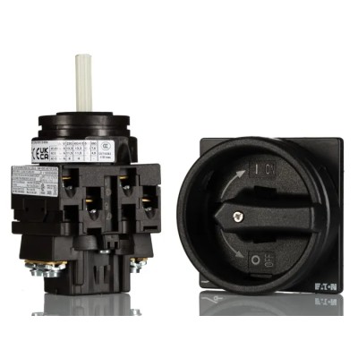 Eaton 3-Pole Flush Isolator Switch IP65, 20A, 5.5 kW T0-2-8900/EA/SVB-SW