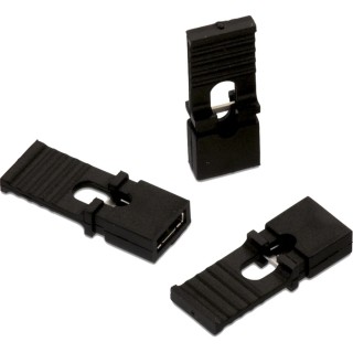 Wurth Elektronik WR-PHD Jumper Straight Female Black, 3 Way, 1 Row, 2.54mm Pitch, Nylon, 609002115121