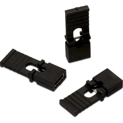 Wurth Elektronik WR-PHD Jumper Straight Female Black, 3 Way, 1 Row, 2.54mm Pitch, Nylon, 609002115121