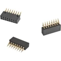 Wurth Elektronik WR-PHD Series Right Angle Through Hole PCB Socket, 16-Contact, 2 Row, 2.54 mm Pitch Surface 610116249221