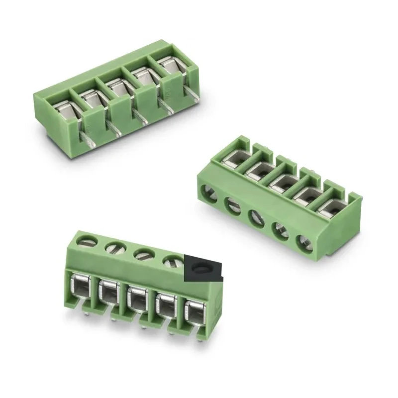 Wurth Elektronik WR-TBL Series PCB Terminal Block 8-Contact 5 mm Pitch Through Hole 250V Green 691137710008