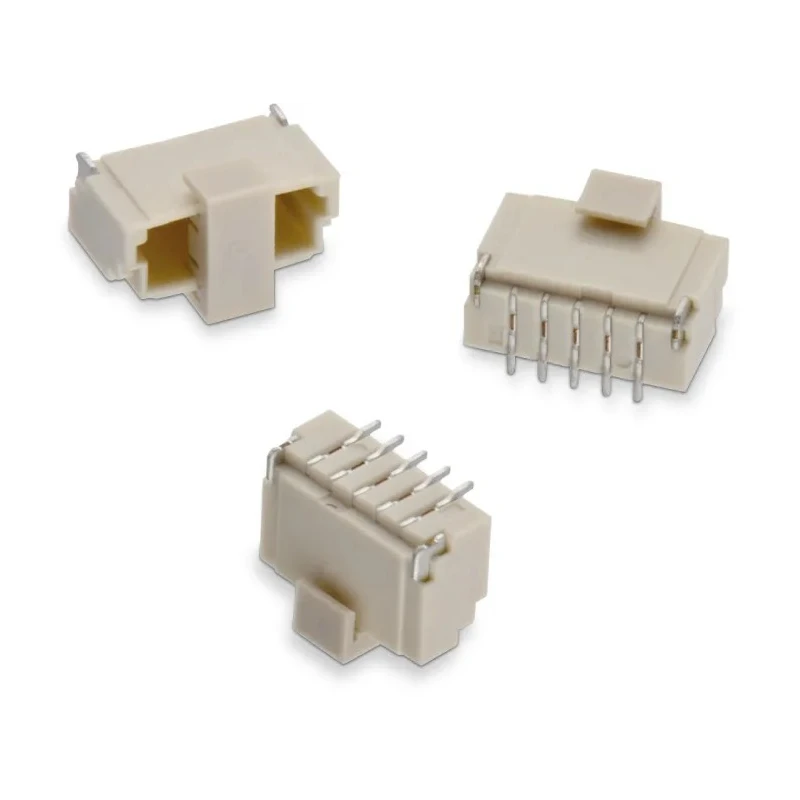 Wurth Elektronik WR-WTB Series Straight Surface PCB Header, 6 Contacts, 1 mm Pitch, Shrouded, Surface Mount, 665306124022