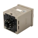 Omron Multifunction DIN Rail Timer Relay , 2-Contact DPDT, 24V AC/48V AC/12–48V DC, 0.05 s–300 h, IP40, Adjustable H3CR