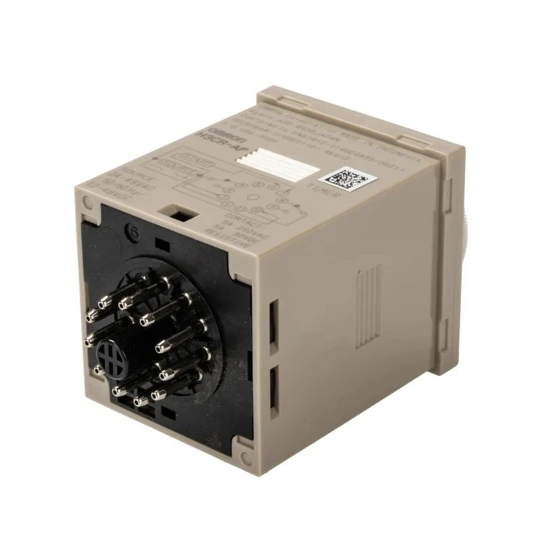 Omron Multifunction DIN Rail Timer Relay , 2-Contact DPDT, 24V AC/48V AC/12–48V DC, 0.05 s–300 h, IP40, Adjustable H3CR