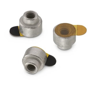 Wurth Elektronik Round Steel SMT PCB Spacer Internal Thread M2, 2.5mm Tin Plated 9774025243R