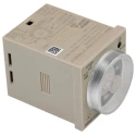 Omron DIN Rail Multifunction Timer Relay DPDT, 2-Contact, 12–48V DC, 24/48V AC, 0.1s–600h, 5A H3CR