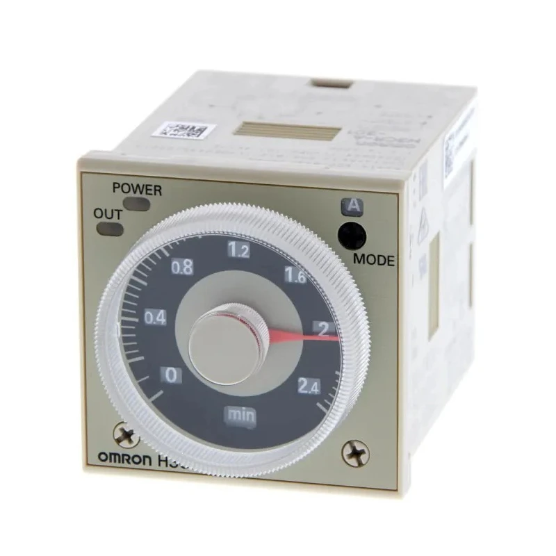 Omron DIN Rail Timer Relay Multifunction, 2-Contact DPDT, AC 100–240V / DC 100–125V, Time Range H3CR-AP AC100-240/DC100-125