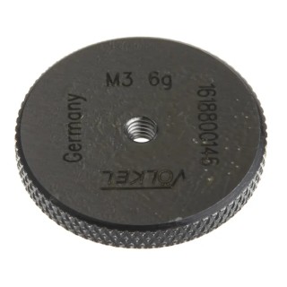 Volkel Ring Gauge M3 x 0.5, Tapered, Metric Pitch 0.5 mm, Model 16188