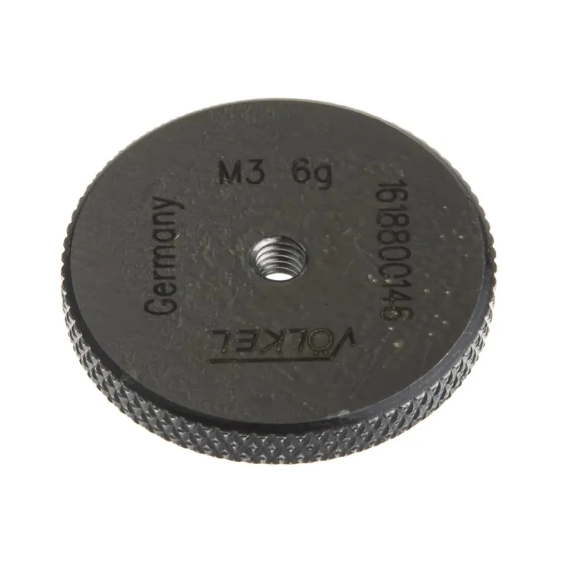 Volkel Ring Gauge M3 x 0.5, Tapered, Metric Pitch 0.5 mm, Model 16188