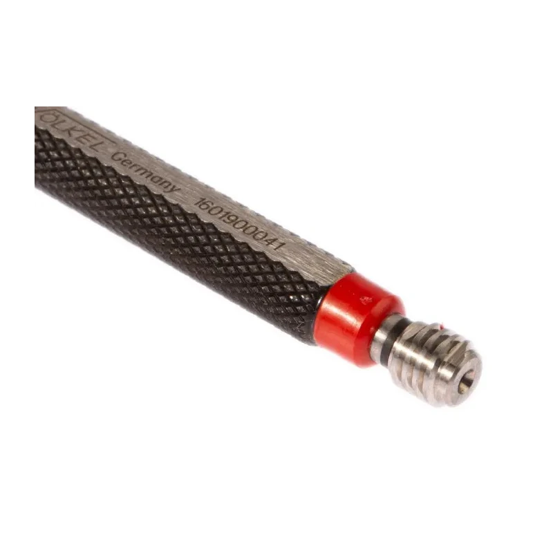 Volkel Plug Thread Plug Gauge M6 x 1, 1 mm Pitch Diameter, Double Ended, Metric, Tapered 16019