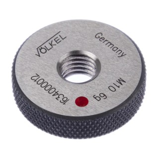 Volkel Ring Gauge M10 x 1.5 Pitch Diameter Metric 6g Tolerance Tapered DIN ISO 1502 16340