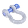 RS PRO Bow Shackle Zinc Plated Steel, Screw Pin, Safe Working Load 2t, 12.7mm Shackle Diameter, 16mm Pin Diameter 674-099