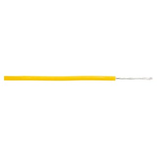 Alpha Wire Hookup Wire TEFLON Series 26 AWG 7 x 0.16 mm Yellow PTFE Insulation 30 m 600 V 5853 YL005
