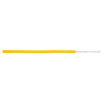 Alpha Wire Hookup Wire TEFLON Series 26 AWG 7 x 0.16 mm Yellow PTFE Insulation 30 m 600 V 5853 YL005