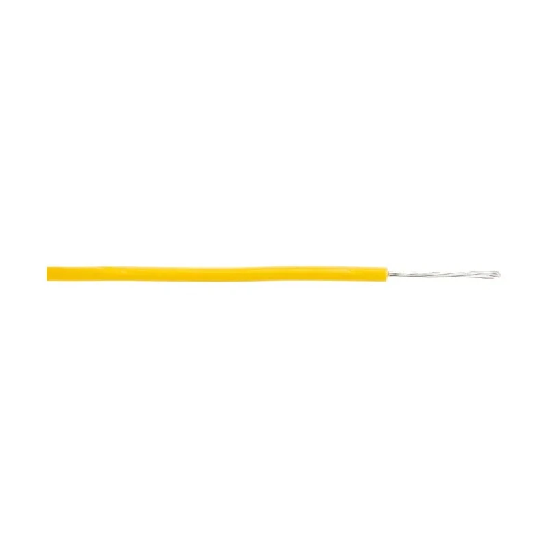 Alpha Wire Hookup Wire TEFLON Series 26 AWG 7 x 0.16 mm Yellow PTFE Insulation 30 m 600 V 5853 YL005