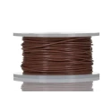 Alpha Wire Hookup Wire TEFLON Series Brown PTFE Equipment Wire, 22 AWG, 7 x 0.25 mm, 0.25 mm Core Strands, 30 5855/7 BR005