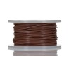 Alpha Wire Hookup Wire TEFLON Series Brown PTFE Equipment Wire, 22 AWG, 7 x 0.25 mm, 0.25 mm Core Strands, 30 5855/7 BR005