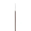 Alpha Wire Hookup Wire TEFLON Series Brown PTFE Equipment Wire, 22 AWG, 7 x 0.25 mm, 0.25 mm Core Strands, 30 5855/7 BR005