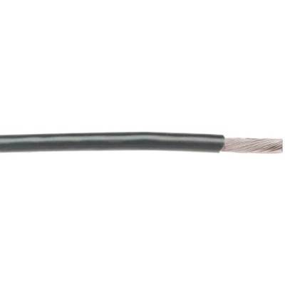 Alpha Wire PTFE Hookup Wire Grey, 22 AWG, 7 x 0.25 mm, 30 m, 600V, Teflon Insulation 5855/7 SL005