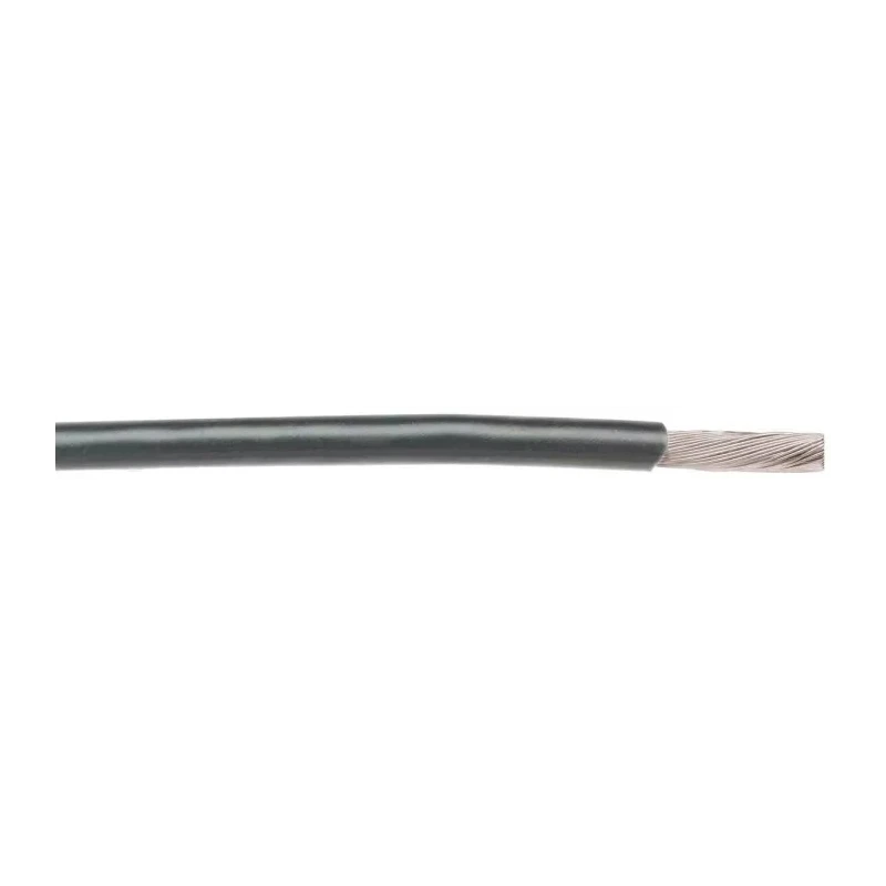 Alpha Wire PTFE Hookup Wire Grey, 22 AWG, 7 x 0.25 mm, 30 m, 600V, Teflon Insulation 5855/7 SL005