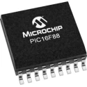 Microchip 8-bit PIC Microcontroller, 20MHz, 7kB Flash, 18-Pin SOIC PIC16LF88